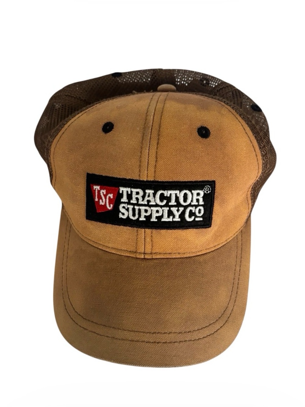 Tractor Supply Co. Brown Canvas Mesh Back Cap